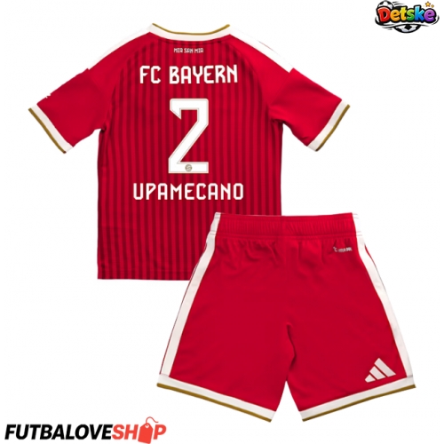 Dres Bayern Munich Dayot Upamecano #2 Domáci pre deti 2026-27 Krátky Rukáv (+ trenírky)